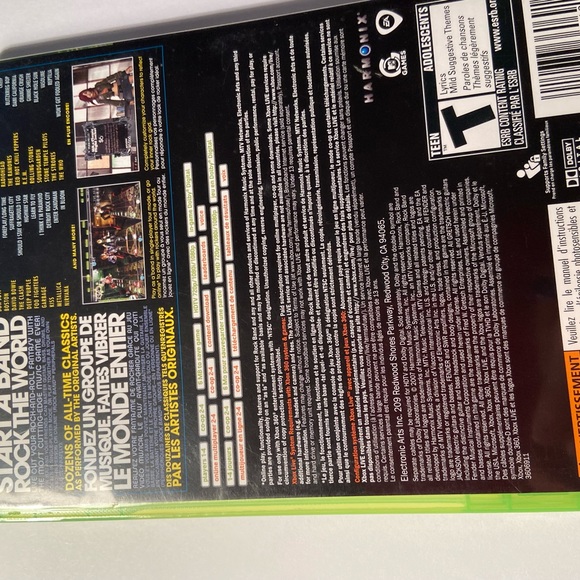 Xbox 360 rock band live video game - Picture 2 of 4